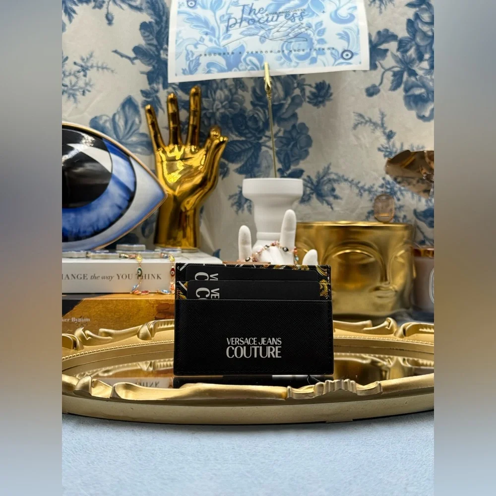 🆕 VERSACE JEANS COUTURE 🧿 NWOT Garland Credit Card Holder